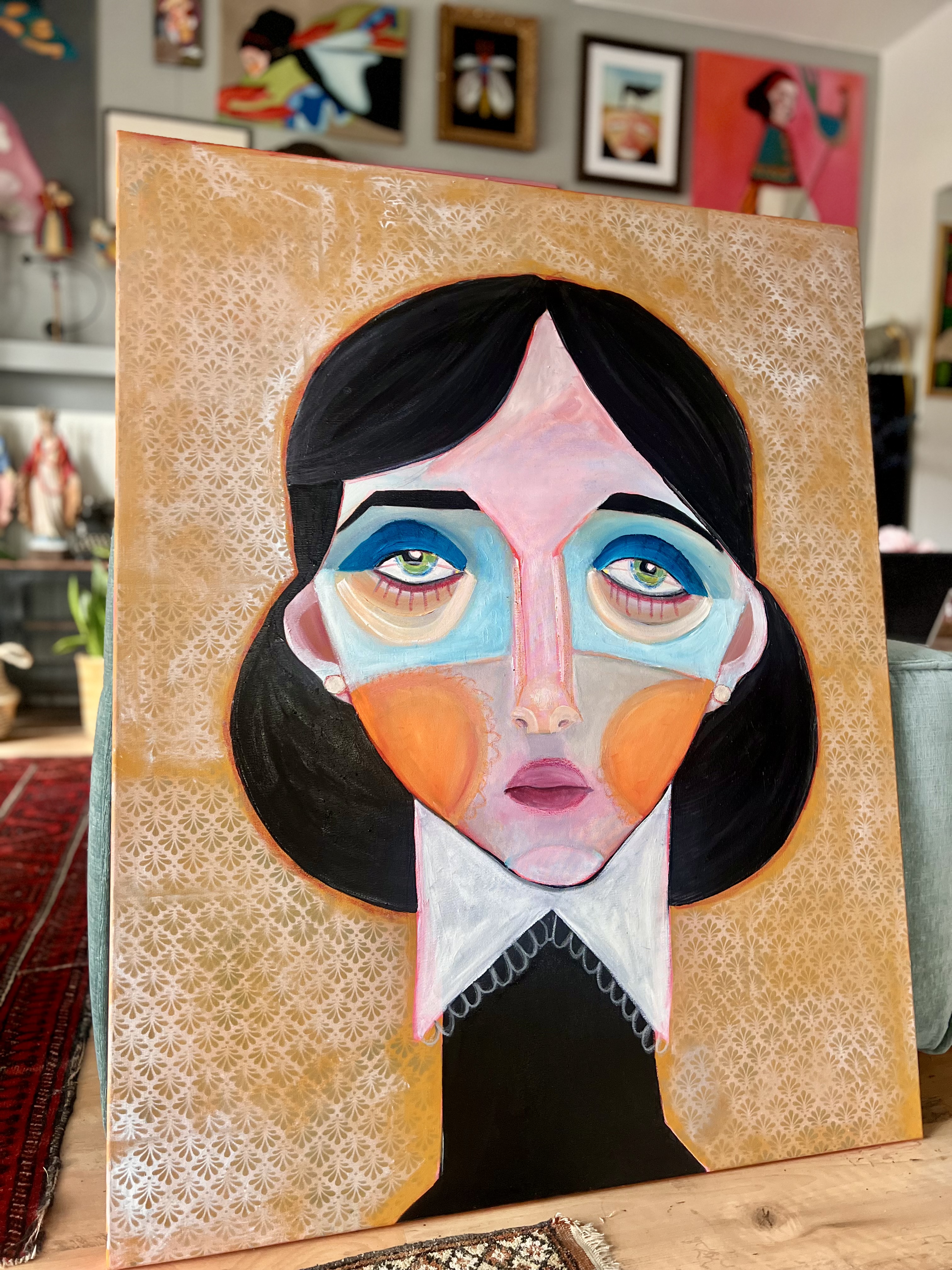 "Niepewność" - Obraz olejny 80x100 cm