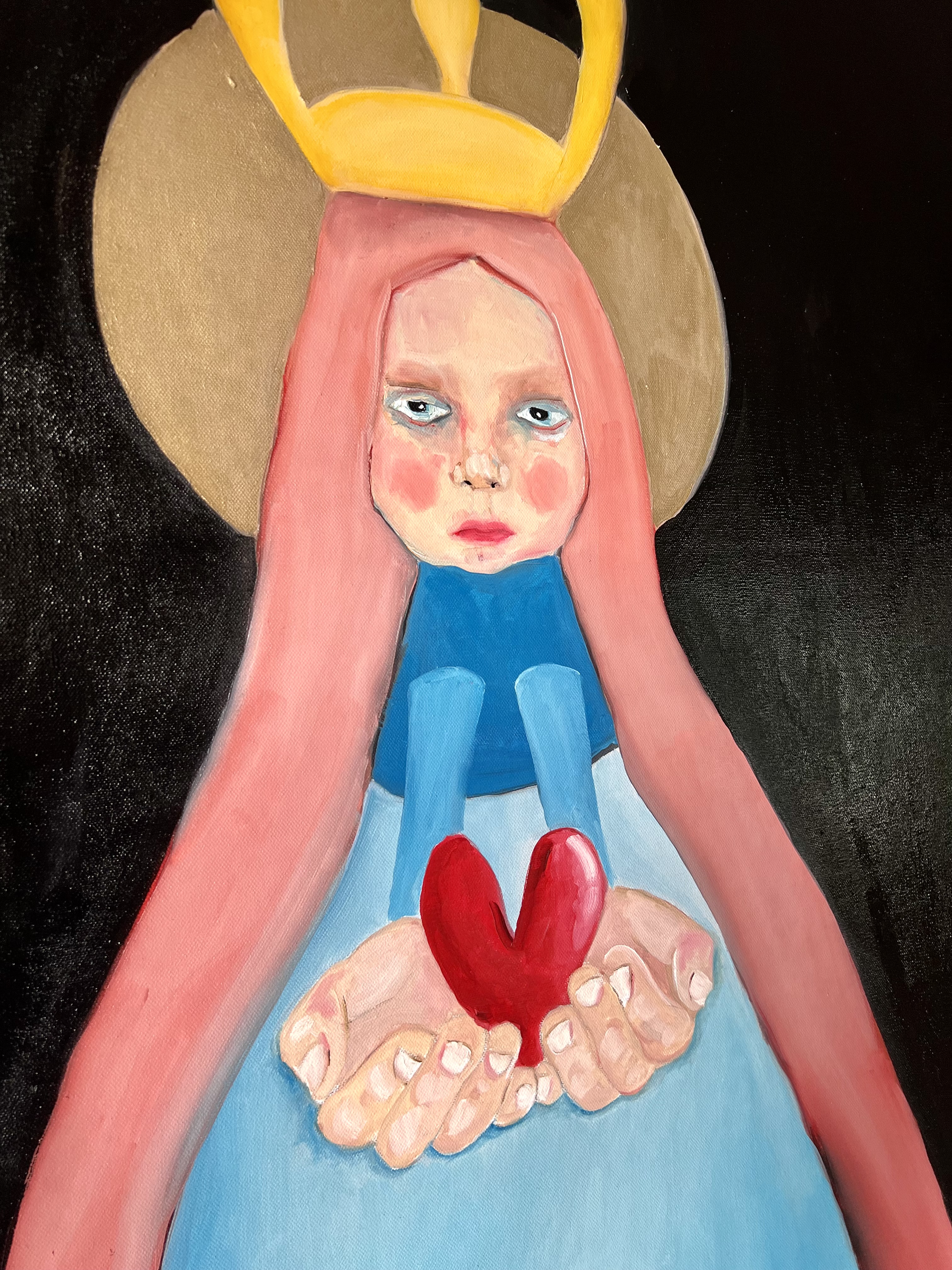 "Walentyna" - Obraz olejny 80x100 cm
