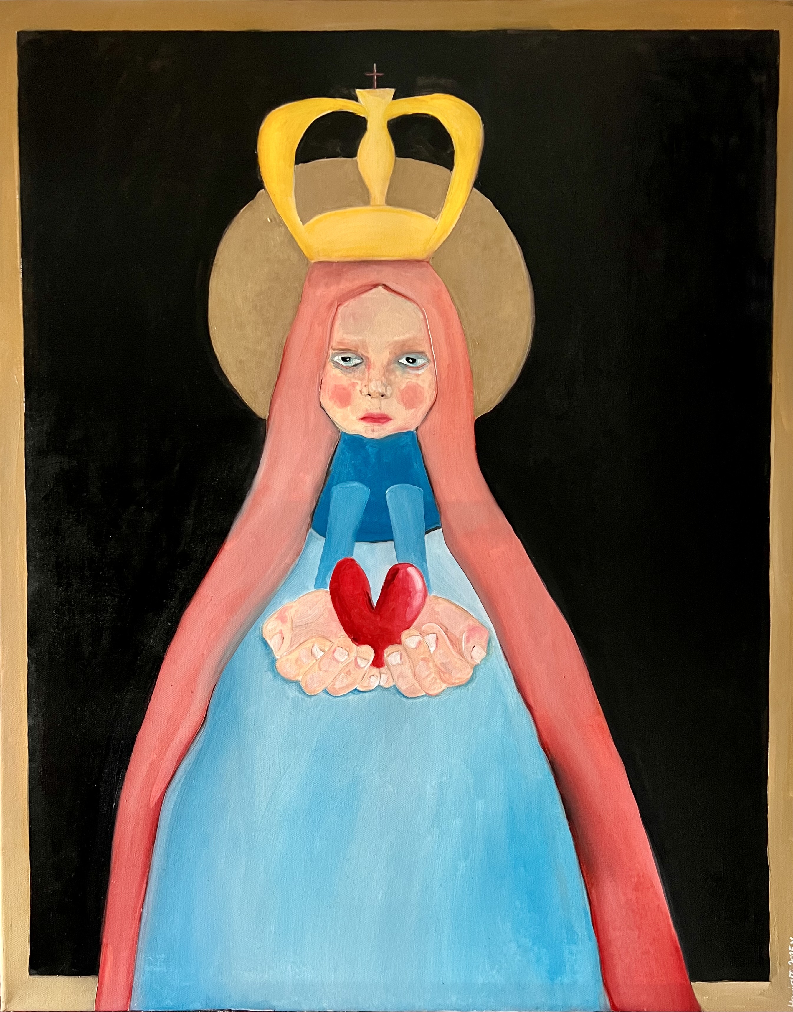 "Walentyna" - Obraz olejny 80x100 cm